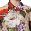 Dolce & Gabbana Multicolor Floral Wide Leg Jumpsuit Dress