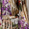 Dolce & Gabbana Multicolor Floral Wide Leg Jumpsuit Dress