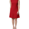 Dolce & Gabbana Red Wool Sleeveless Knee Length A-line Dress