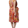 Dolce & Gabbana Multicolor Floral Silk V-neck Chiffon Dress