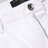 Dolce & Gabbana White Cotton Mid Waist Skinny Denim Jeans
