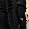 Dolce & Gabbana Black Cotton High Waist Cargo Pants