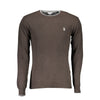 Pull en laine marron pour homme, US POLO ASSN.