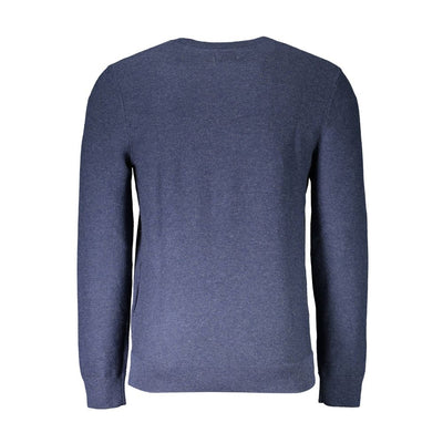 Dockers Blue Cotton Mens Sweater