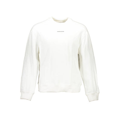 Calvin Klein White Cotton Men Sweater