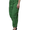 Dolce & Gabbana Green Cotton High Waist Cargo Pants