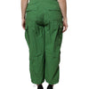 Dolce & Gabbana Green Cotton High Waist Cargo Pants