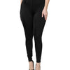 Dolce & Gabbana Black Nylon High Waist Slim Fit Pants