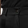 Dolce & Gabbana Black Nylon High Waist Slim Fit Pants