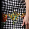Dolce & Gabbana Multicolor Floral Print High Waist Pencil Cut Skirt