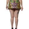 Dolce & Gabbana Multicolor Floral Jacquard Mid Waist Mini Skirt