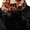 Dolce & Gabbana Black Lamb Fur Short Women Coat Jacket