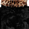 Dolce & Gabbana Black Lamb Fur Short Women Coat Jacket