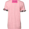 Dolce & Gabbana Pink Logo Print Cotton Crew Neck Tee T-shirt