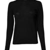 Dolce & Gabbana Black Wool Knit Crew Neck Pullover Sweater