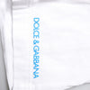 Dolce & Gabbana White Graphic Print Cotton Crew Neck T-shirt