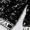 Dolce & Gabbana Black DG Queen Sequin Pullover Sweater