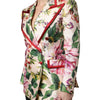Dolce & Gabbana Multicolor Floral Double Breasted Jacket