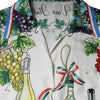 Dolce & Gabbana Multicolor Short Sleeve Silk Food Shirt Top
