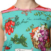 Dolce & Gabbana Multicolor Floral Silk Sleeveless Tank Top