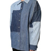 Dolce & Gabbana Blue Cotton Button Up Collared Long Sleeve Top