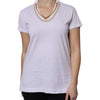 Dolce & Gabbana White Necklace Cotton Short Sleeve T-shirt
