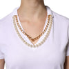 Dolce & Gabbana White Necklace Cotton Short Sleeve T-shirt