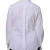 Dolce & Gabbana White Cotton Dress Collared Dress Shirt Top
