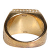 Dolce & Gabbana Gold Tone Sterling Silver 925 Crystals Ring