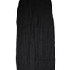 Dolce & Gabbana Black Cashmere Knitted Neck Warmer Foulard Scarf