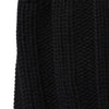 Dolce & Gabbana Black Cashmere Knitted Neck Warmer Foulard Scarf