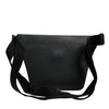 Dolce & Gabbana Black Calfskin Logo Plaque Belt Waist Men Fanny Pack Bag