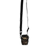 Dolce & Gabbana Multicolor Leopard Jacquard Logo Plaque Neck Strap Bag