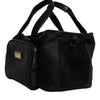 Dolce & Gabbana Black Shoulder Strap Pet Carry Logo Plaque Bag