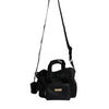 Dolce & Gabbana Black Shoulder Strap Pet Carry Logo Plaque Bag