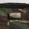 Dolce & Gabbana Multicolor Camouflage Patchwork Logo Waist Fanny Pack Bag