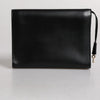 Dolce & Gabbana Black Leather Logo Plaque Document Briefcase Bag