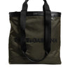 Dolce & Gabbana Military Green Nylon Shoulder Strap Tote Bag
