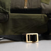 Dolce & Gabbana Military Green Patchwork Rucksack Backpack Bag
