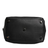 Dolce & Gabbana Black Calfskin Leather Hand Shoulder Duffle Bag