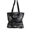 Dolce & Gabbana Gray Camo Cotton Multiple Compartments Tote Bag