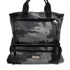 Dolce & Gabbana Gray Camo Cotton Multiple Compartments Tote Bag