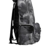 Dolce & Gabbana Gray Cotton Camouflage Logo Plaque Backpack Bag