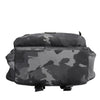Dolce & Gabbana Gray Cotton Camouflage Logo Plaque Backpack Bag