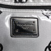 Dolce & Gabbana Polyester Gray Black DG Logo Plaque Backpack Bag