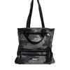 Dolce & Gabbana Black Camouflage Shoulder Strap Logo Plaque Bag