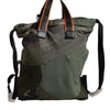 Dolce & Gabbana Military Green Patchwork Rucksack Backpack Bag