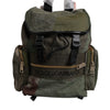 Dolce & Gabbana Military Green Patchwork Travel Backpack Bag