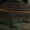 Dolce & Gabbana Military Green Patchwork Travel Backpack Bag