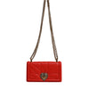 Dolce &amp; Gabbana – Devotion – Gesteppte Umhängetasche mit Handyhülle und Kette in Rot